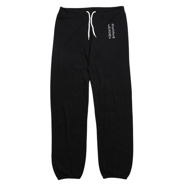 CHROME HEARTS クロムハーツ オールドイングリッシュロゴ スウェットパンツ ブランドロゴ ゴシック調 ブラック Mサイズ 美品 中古 4a005607