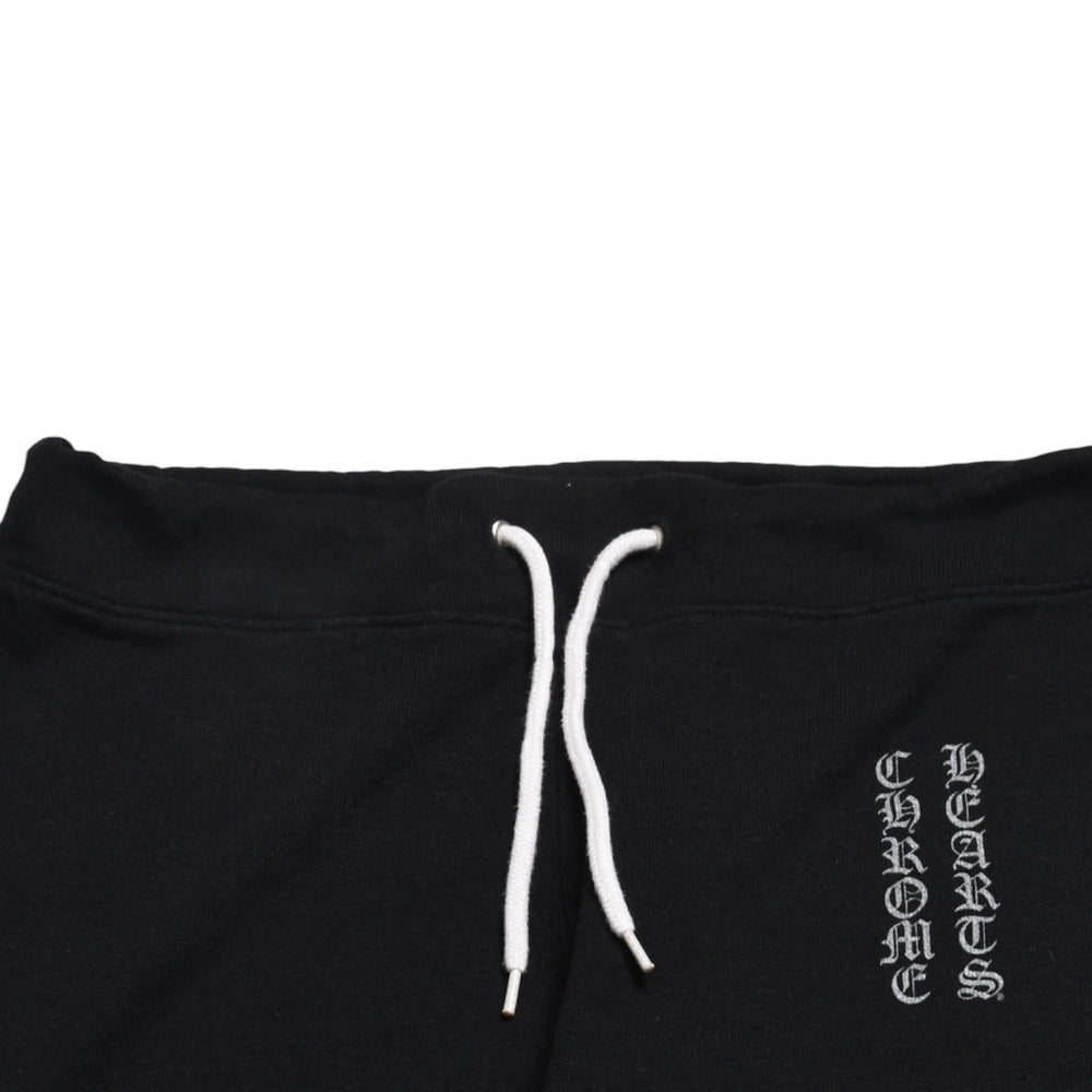 CHROME HEARTS クロムハーツ オールドイングリッシュロゴ スウェットパンツ ブランドロゴ ゴシック調 ブラック Mサイズ 美品 中古 4a005607