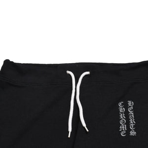 CHROME HEARTS クロムハーツ オールドイングリッシュロゴ スウェットパンツ ブランドロゴ ゴシック調 ブラック Mサイズ 美品 中古 4a005607