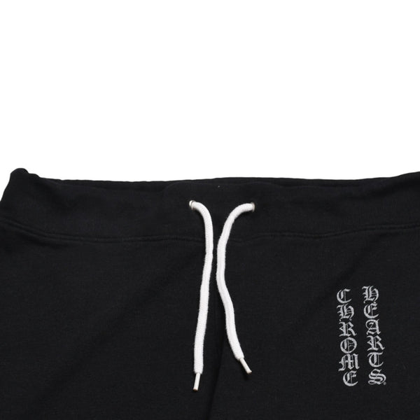 CHROME HEARTS クロムハーツ オールドイングリッシュロゴ スウェットパンツ ブランドロゴ ゴシック調 ブラック Mサイズ 美品 中古 4a005607