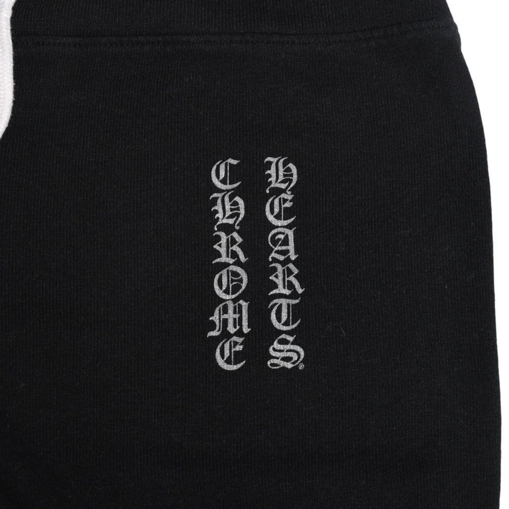 CHROME HEARTS クロムハーツ オールドイングリッシュロゴ スウェットパンツ ブランドロゴ ゴシック調 ブラック Mサイズ 美品 中古 4a005607