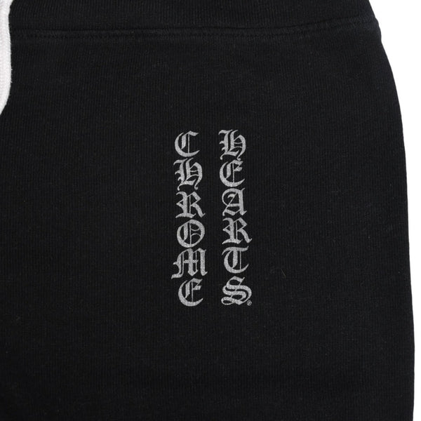 CHROME HEARTS クロムハーツ オールドイングリッシュロゴ スウェットパンツ ブランドロゴ ゴシック調 ブラック Mサイズ 美品 中古 4a005607