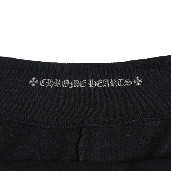 CHROME HEARTS クロムハーツ オールドイングリッシュロゴ スウェットパンツ ブランドロゴ ゴシック調 ブラック Mサイズ 美品 中古 4a005607