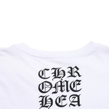 画像をギャラリービューアに読み込む, 極美品 CHROME HEARTS クロムハーツ バーティカルロゴ ポケットTシャツ CHプラス ホースシュー スクロールラベル ホワイト XLサイズ 中古 4a005589
