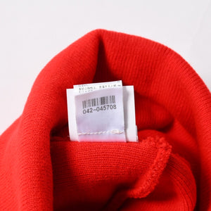 新品未使用 CHROME HEARTS クロムハーツ WATCH CAP ビーニー ニットキャップ レッド アクリル ONE SIZE 刺繍 中古 4a005588