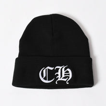 Load image into Gallery viewer, 新品未使用 CHROME HEARTS クロムハーツ ACRYL WATCH CAP アクリルワッチキャップ ビーニー ブラック ONE SIZE 22cm CH刺繍 中古 4a005579