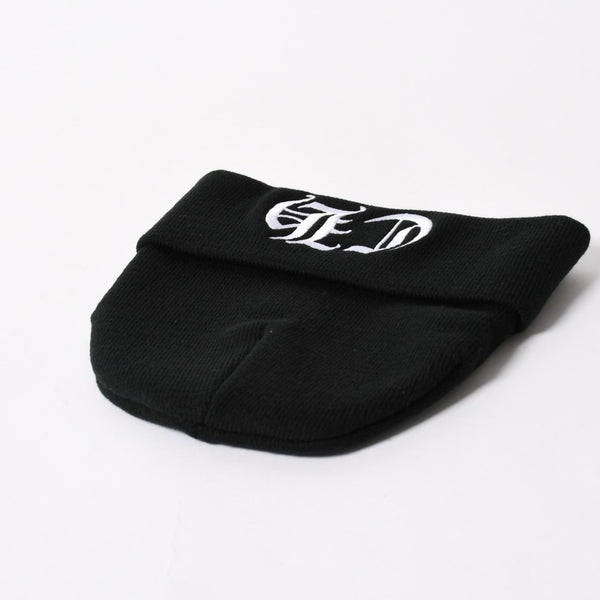 New and unused CHROME HEARTS ACRYL WATCH CAP Acrylic watch cap Beanie Black ONE SIZE 22cm CH embroidery Used 4a005579