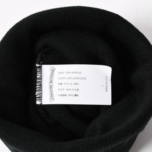 Load image into Gallery viewer, 新品未使用 CHROME HEARTS クロムハーツ ACRYL WATCH CAP アクリルワッチキャップ ビーニー ブラック ONE SIZE 22cm CH刺繍 中古 4a005579