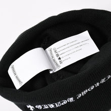 Load image into Gallery viewer, 新品未使用 CHROME HEARTS クロムハーツ ACRYL WATCH CAP アクリルワッチキャップ ビーニー ブラック ONE SIZE 22cm CH刺繍 中古 4a005579