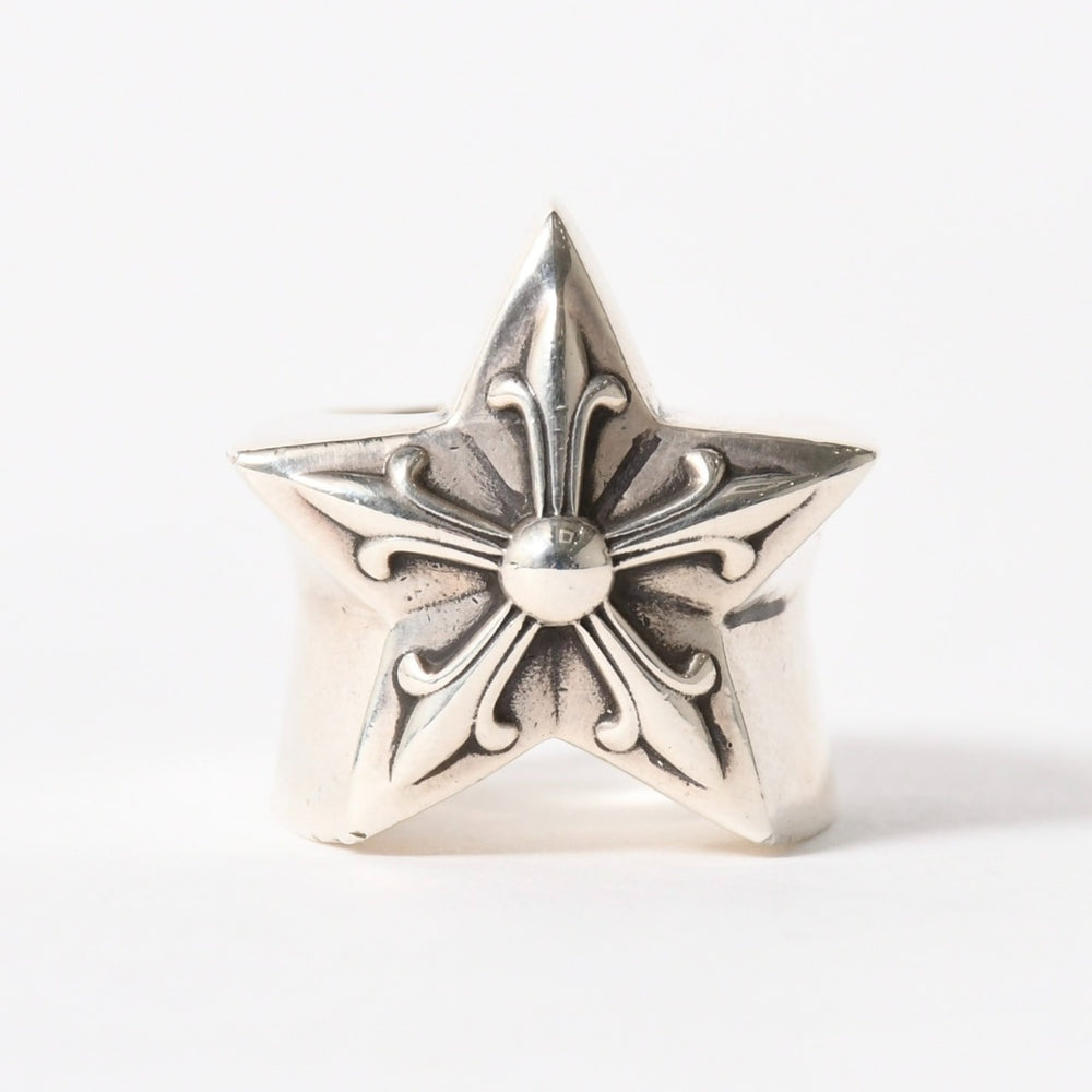 CHROME HEARTS Large Star Ring SV925 Silver No. 13 Accessory Ring 44.2g Good Condition Used Accessory 4a005591