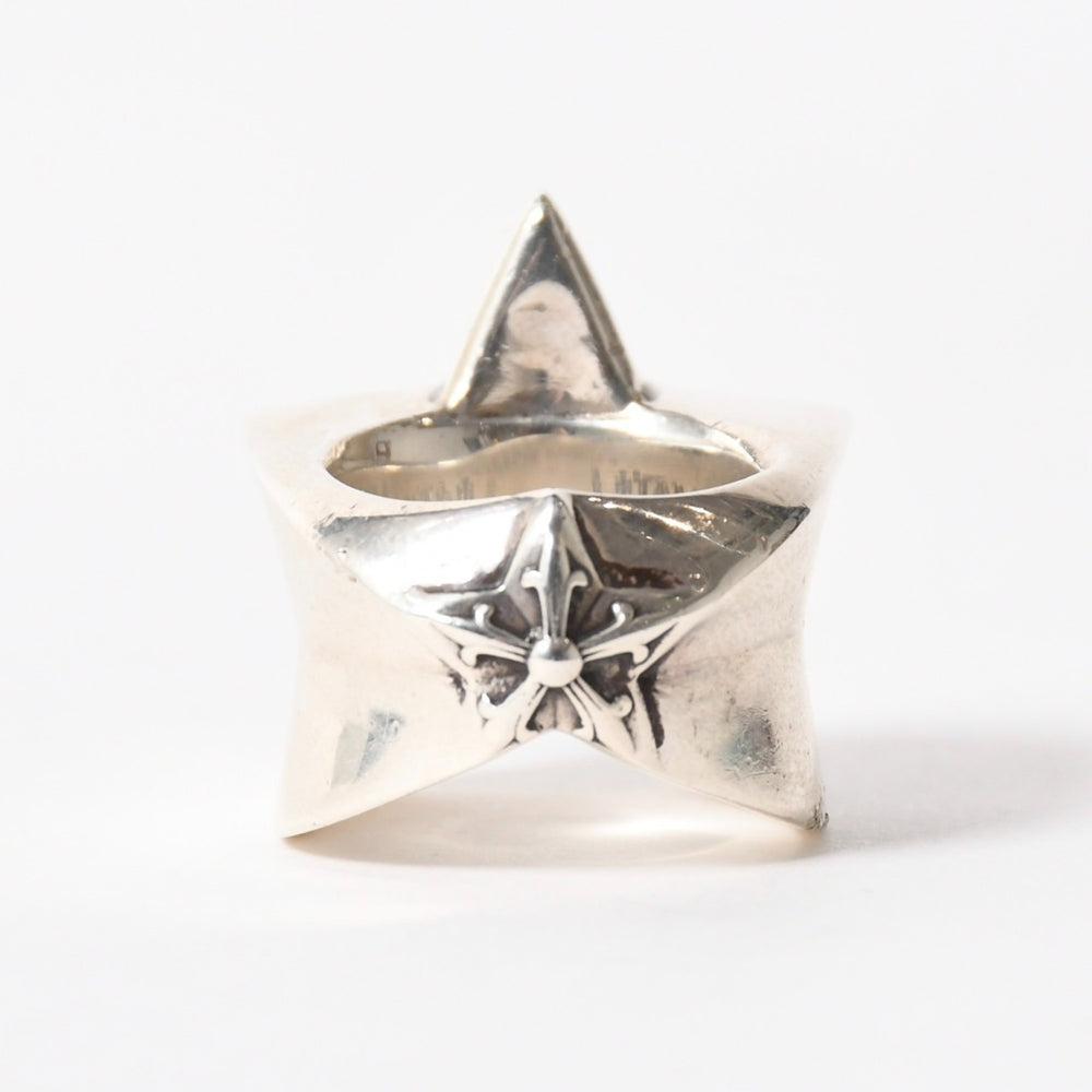 CHROME HEARTS Large Star Ring SV925 Silver No. 13 Accessory Ring 44.2g Good Condition Used Accessory 4a005591