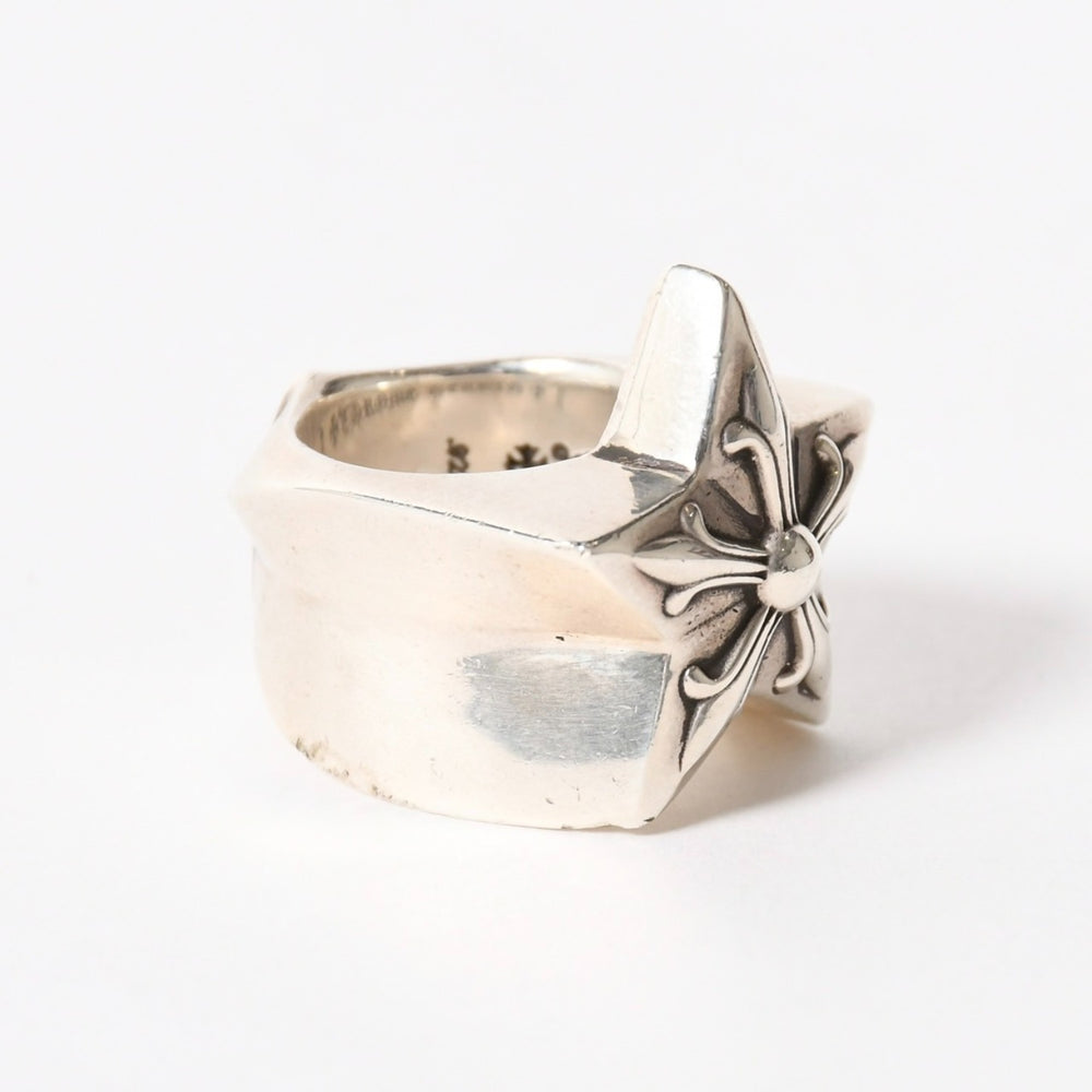 CHROME HEARTS Large Star Ring SV925 Silver No. 13 Accessory Ring 44.2g Good Condition Used Accessory 4a005591