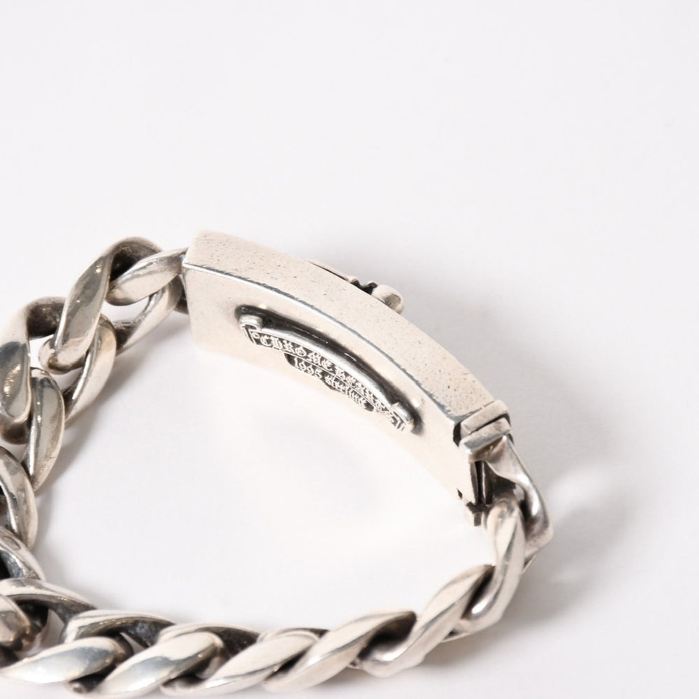 Very Good Condition CHROME HEARTS ID Bracelet Dagger 11 Links 111.0g Silver 925 Used 4a005595