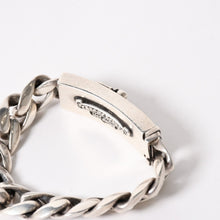 将图片加载到图库查看器，極美品 CHROME HEARTS クロムハーツ IDブレスレット ダガー 11リンク 111.0g シルバー925 中古 4a005595