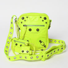 Load image into Gallery viewer, 極美品 BALENCIAGA バレンシアガ ル・カゴール クロスボディバッグ ショルダーバッグ イエロー グリーン 719065 中古 4a005101