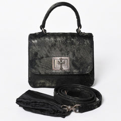 Very Good Condition CHROME HEARTS GROW UP 2WAY Bag Small CH Cross Silver 925 Harako Black Used 4a005574