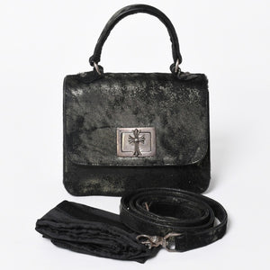 Very Good Condition CHROME HEARTS GROW UP 2WAY Bag Small CH Cross Silver 925 Harako Black Used 4a005574