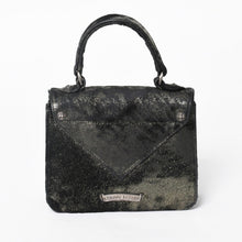 Load image into Gallery viewer, 極美品 CHROME HEARTS クロムハーツ GROW UP グロウアップ 2WAYバッグ スモールCHクロス シルバー925 ハラコ ブラック 中古 4a005574