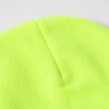 Load image into Gallery viewer, 新品同様品 CHROME HEARTS クロムハーツ WATCH CAP ロゴ刺繍 ビーニー ニットキャップ イエロー サイズOS 中古 4a005581