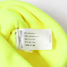 Load image into Gallery viewer, 新品同様品 CHROME HEARTS クロムハーツ WATCH CAP ロゴ刺繍 ビーニー ニットキャップ イエロー サイズOS 中古 4a005581