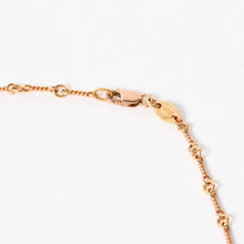 Load image into Gallery viewer, 極美品 CHROME HEARTS クロムハーツ 22K ゴールド ツイストチェーン ネックレス 16インチ アルファベット FUCK YOU 重量約14.5g 中古 4a005617