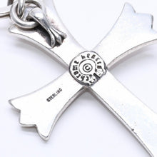 将图片加载到图库查看器，CHROME HEARTS クロムハーツ CH CRS LG &amp; No5 DGGR ラージクロス #5ダガー キーリング 重量約53.95g 美品 中古 4a005767