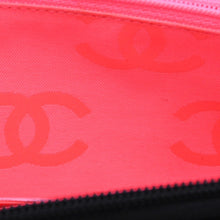 将图片加载到图库查看器，新品同様 CHANEL シャネル カンボンライン ラウンドジップ ウォレット 長財布 A50078 19番台 カーフスキン ブラック シルバー金具 中古 4a005664