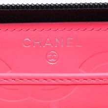 将图片加载到图库查看器，新品同様 CHANEL シャネル カンボンライン ラウンドジップ ウォレット 長財布 A50078 19番台 カーフスキン ブラック シルバー金具 中古 4a005664