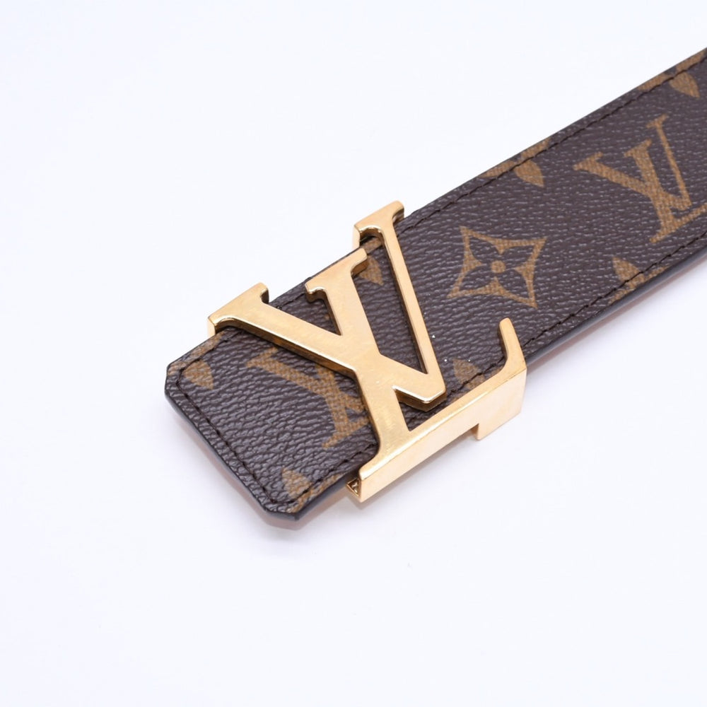 LOUIS VUITTON Saint Couture Belt LV Initial Monogram 38/95 M9608 Gold Hardware Good Condition Used 4a005457