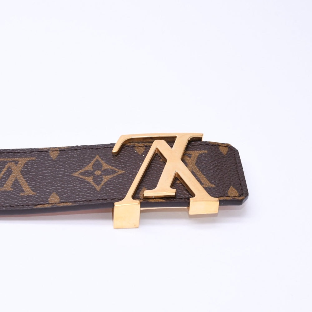 LOUIS VUITTON Saint Couture Belt LV Initial Monogram 38/95 M9608 Gold Hardware Good Condition Used 4a005457
