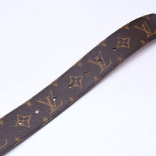 将图片加载到图库查看器，LOUIS VUITTON ルイヴィトン サンクチュール ベルト LVイニシャル モノグラム 38/95 M9608 ゴールド金具 美品 中古 4a005457