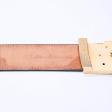 将图片加载到图库查看器，LOUIS VUITTON ルイヴィトン サンクチュール ベルト LVイニシャル モノグラム 38/95 M9608 ゴールド金具 美品 中古 4a005457