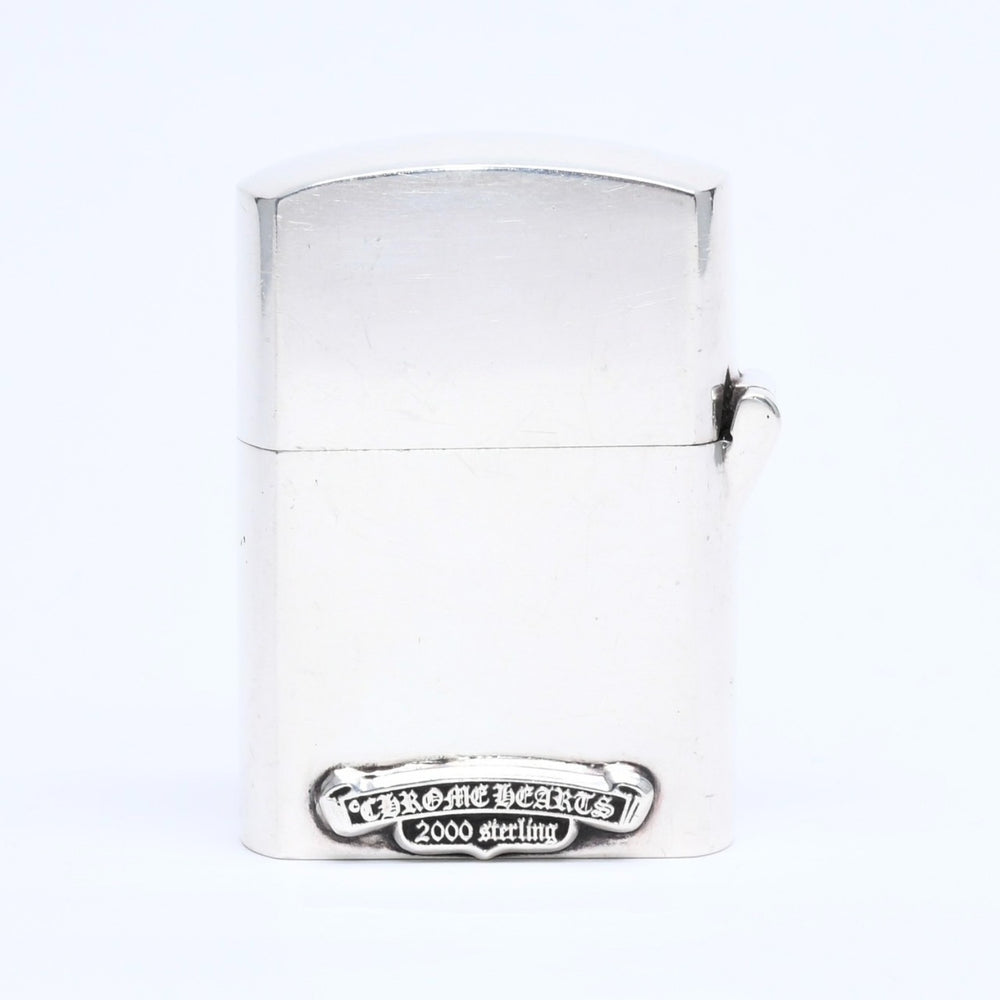 CHROME HEARTS クロムハーツ ZIPPO LIGHTERZ V1 V1 スモールCHクロス ジッポライター 重量約142.87g スターリングシルバー 美品 中古 4a005773