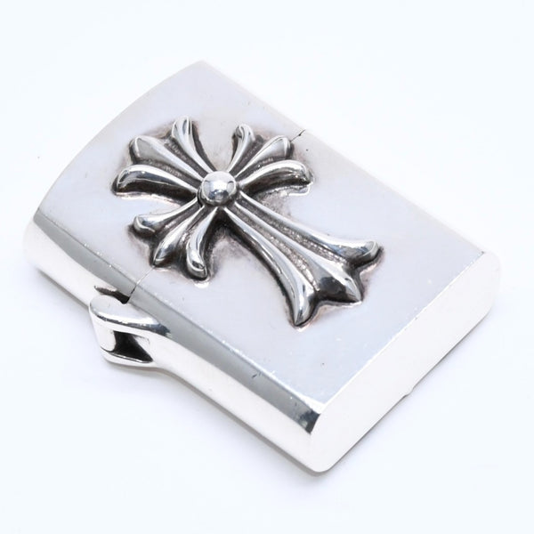 CHROME HEARTS クロムハーツ ZIPPO LIGHTERZ V1 V1 スモールCHクロス ジッポライター 重量約142.87g スターリングシルバー 美品 中古 4a005773