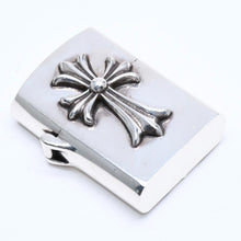 将图片加载到图库查看器，CHROME HEARTS クロムハーツ ZIPPO LIGHTERZ V1 V1 スモールCHクロス ジッポライター 重量約142.87g スターリングシルバー 美品 中古 4a005773