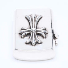 将图片加载到图库查看器，CHROME HEARTS クロムハーツ ZIPPO LIGHTERZ V1 V1 スモールCHクロス ジッポライター 重量約142.87g スターリングシルバー 美品 中古 4a005773