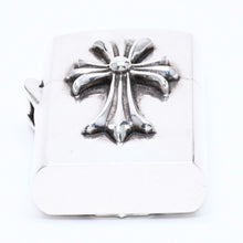 将图片加载到图库查看器，CHROME HEARTS クロムハーツ ZIPPO LIGHTERZ V1 V1 スモールCHクロス ジッポライター 重量約142.87g スターリングシルバー 美品 中古 4a005773