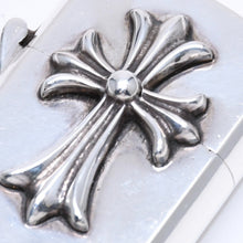 将图片加载到图库查看器，CHROME HEARTS クロムハーツ ZIPPO LIGHTERZ V1 V1 スモールCHクロス ジッポライター 重量約142.87g スターリングシルバー 美品 中古 4a005773