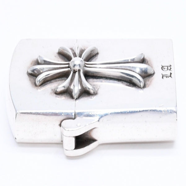 CHROME HEARTS クロムハーツ ZIPPO LIGHTERZ V4 V4 スモールCHクロス ジッポライター LA限定 重量約137.75g シルバー 美品 中古 4a005772