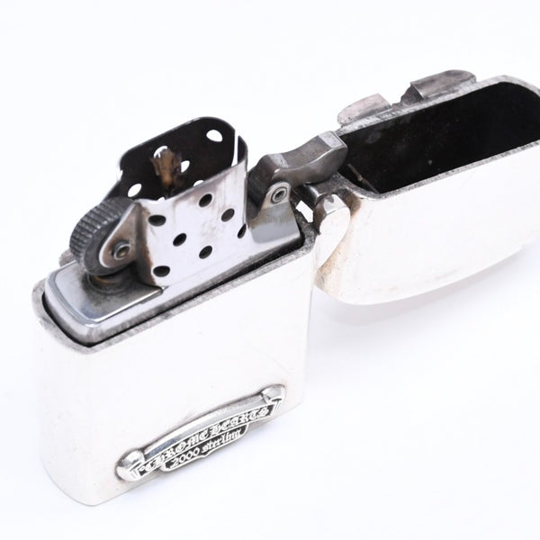CHROME HEARTS クロムハーツ ZIPPO LIGHTERZ V4 V4 スモールCHクロス ジッポライター LA限定 重量約137.75g シルバー 美品 中古 4a005772