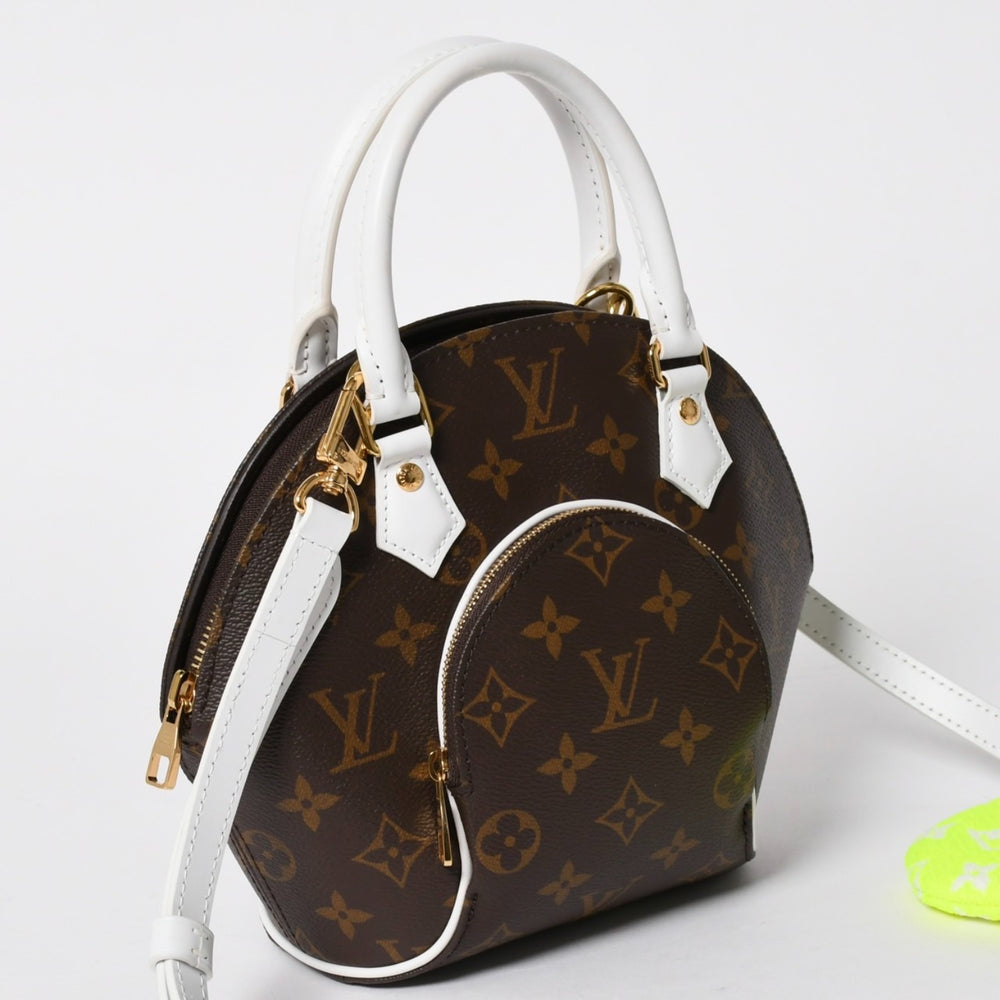極美品 LOUIS VUITTON ルイヴィトン ハンドバッグ M20752 エリプスBB モノグラムキャンバス ブラウン ゴールド金具 中古 4a005622