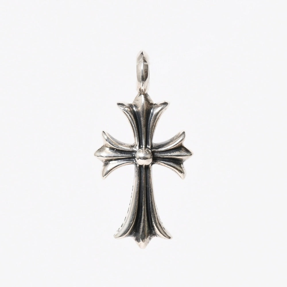 Very good condition CHROME HEARTS TNY CRSF P/SAP Tiny Fat Cross Pave Sapphire Charm Weight approx. 6.14g Silver 925 Used 4a005599