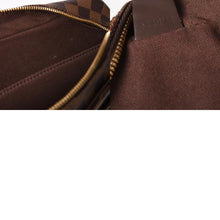 将图片加载到图库查看器，極美品 LOUIS VUITTON ルイヴィトン シェルトンMM N41149 ダミエグラフィット ショルダーバッグ PVC レザー ブラウン ゴールド金具 中古 4a005627