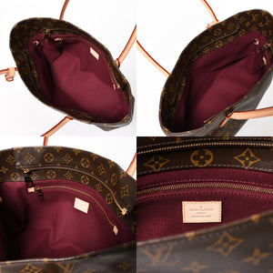 Very Good Condition LOUIS VUITTON Tote Bag Bag Raspail PM M40608 Monogram Canvas Used 4a005628