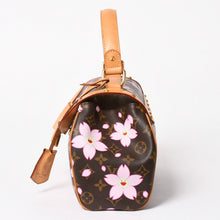 画像をギャラリービューアに読み込む, 極美品 LOUIS VUITTON ルイヴィトン サック レトロ PM ハンドバッグ M92012 モノグラム チェリーブロッサム ブラウン ピンク 中古 4a005467