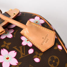 画像をギャラリービューアに読み込む, 極美品 LOUIS VUITTON ルイヴィトン サック レトロ PM ハンドバッグ M92012 モノグラム チェリーブロッサム ブラウン ピンク 中古 4a005467