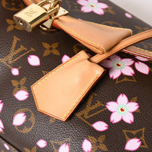 画像をギャラリービューアに読み込む, 極美品 LOUIS VUITTON ルイヴィトン サック レトロ PM ハンドバッグ M92012 モノグラム チェリーブロッサム ブラウン ピンク 中古 4a005467