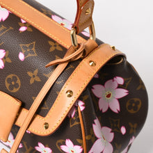 画像をギャラリービューアに読み込む, 極美品 LOUIS VUITTON ルイヴィトン サック レトロ PM ハンドバッグ M92012 モノグラム チェリーブロッサム ブラウン ピンク 中古 4a005467