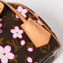 画像をギャラリービューアに読み込む, 極美品 LOUIS VUITTON ルイヴィトン サック レトロ PM ハンドバッグ M92012 モノグラム チェリーブロッサム ブラウン ピンク 中古 4a005467