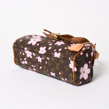 画像をギャラリービューアに読み込む, 極美品 LOUIS VUITTON ルイヴィトン サック レトロ PM ハンドバッグ M92012 モノグラム チェリーブロッサム ブラウン ピンク 中古 4a005467